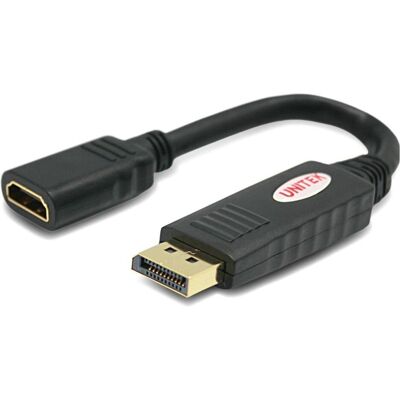 Unitek DisplayPort - HDMI AV-Adapter schwarz (Y-5118DA) (DisplayPort, HDMI), Video Adapter, Schwarz Unitek DisplayPort - HDMI AV-Adapter schwarz (Y-5118DA) (DisplayPort, HDMI), Video Adapter, Schwarz
