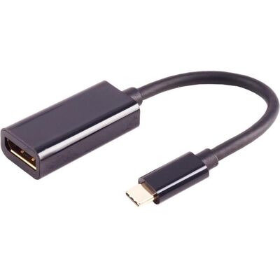 Shiverpeaks S/CONN maximum connectivity Adapter, USB Typ C-Stecker auf Displayport Buchse, 8K60Hz, schwarz (USB Typ-C), Data + Video Adapter, Schwarz Shiverpeaks S/CONN maximum connectivity Adapter, USB Typ C-Stecker auf Displayport Buchse, 8K60Hz, schwarz (USB Typ-C), Data + Video Adapter, Schwarz
