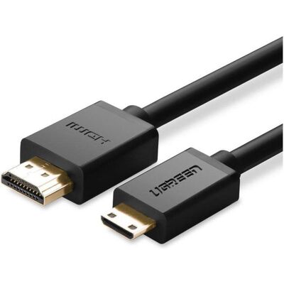 Ugreen mini HDMI (Typ C) — HDMI (Typ A) (1.50 m), Videokabel, Schwarz Ugreen mini HDMI (Typ C) — HDMI (Typ A) (1.50 m), Videokabel, Schwarz