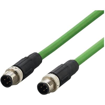 IFM E21137 Ethernet Kabel - 10m, 4-polig, M12, Gerade IFM E21137 Ethernet Kabel - 10m, 4-polig, M12, Gerade