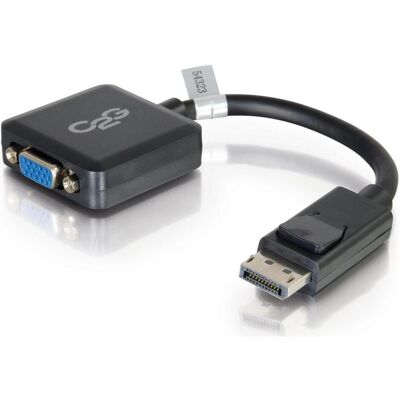 C2G 20cm DisplayPort zu VGA Adapter - Schwarz - 84323 C2G 20cm DisplayPort zu VGA Adapter - Schwarz - 84323