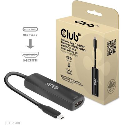 Club 3D CAC-1588 (HDMI, 13.50 cm), Data + Video Adapter, Schwarz Club 3D CAC-1588 (HDMI, 13.50 cm), Data + Video Adapter, Schwarz