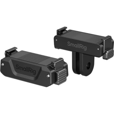 SmallRig 5918 Bidirectional Quick Release Folding Adapter Support w. 2-Prong Mount and 1/4"-20 Threaded Hole, Video Zubehör, Schwarz SmallRig 5918 Bidirectional Quick Release Folding Adapter Support w. 2-Prong Mount and 1/4"-20 Threaded Hole, Video Zubehör, Schwarz
