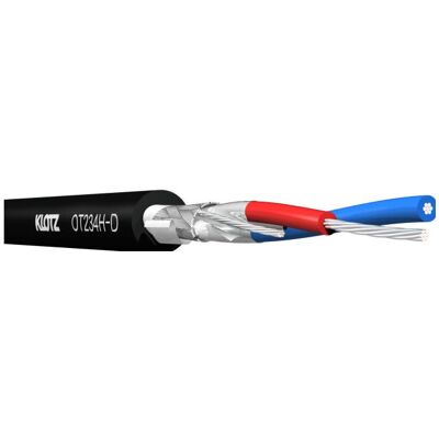 Klotz OT234H-D.050 AES/EBU en DMX installatiekabel 2x 0.34 mm2 low loss 50m (50 m), Audiokabel Klotz OT234H-D.050 AES/EBU en DMX installatiekabel 2x 0.34 mm2 low loss 50m (50 m), Audiokabel
