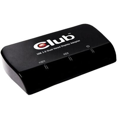 Club 3D SenseVision USB3.0 to DVI-I & HDMI Graphics Adapter (DVI, HDMI, 6.40 cm), Data + Video Adapter, Schwarz Club 3D SenseVision USB3.0 to DVI-I & HDMI Graphics Adapter (DVI, HDMI, 6.40 cm), Data + Video Adapter, Schwarz