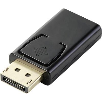 Renkforce RF-5506962 DisplayPort-Adapter - Schwarz - Unterstützt HDMI-Geräte Renkforce RF-5506962 DisplayPort-Adapter - Schwarz - Unterstützt HDMI-Geräte