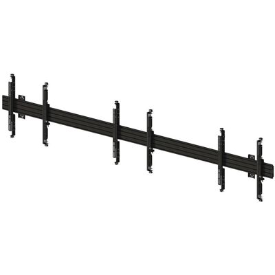 Multibrackets Wandhalterung, 40"-65", schwarz, max 3x30kg, Digital Signage Zubehör, Schwarz Multibrackets Wandhalterung, 40"-65", schwarz, max 3x30kg, Digital Signage Zubehör, Schwarz