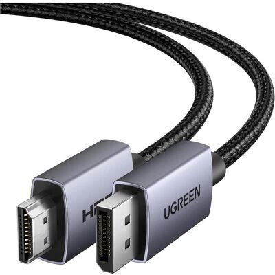Ugreen DisplayPort — HDMI (Typ A) (1 m), Videokabel, Grau Ugreen DisplayPort — HDMI (Typ A) (1 m), Videokabel, Grau