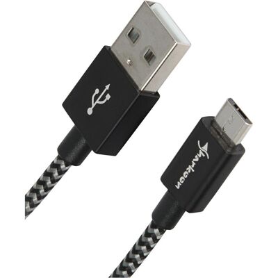Sharkoon Micro-USB Kabel - 2m USB 2.0 Sharkoon Micro-USB Kabel - 2m USB 2.0