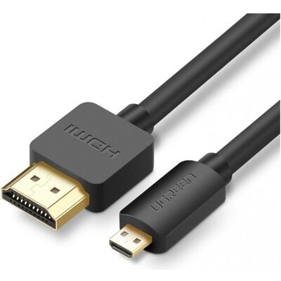Ugreen HDMI – Micro HDMI (1.50 m), Videokabel, Schwarz Ugreen HDMI – Micro HDMI (1.50 m), Videokabel, Schwarz