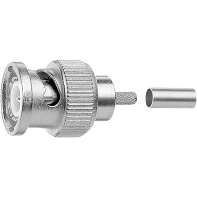 Telegärtner BNC-Kabelstecker Crimp G40 75 Ohm, crimp/crimp, Professional, A0207, G40 (1.2/4.9), Audio Stecker, Gold Telegärtner BNC-Kabelstecker Crimp G40 75 Ohm, crimp/crimp, Professional, A0207, G40 (1.2/4.9), Audio Stecker, Gold