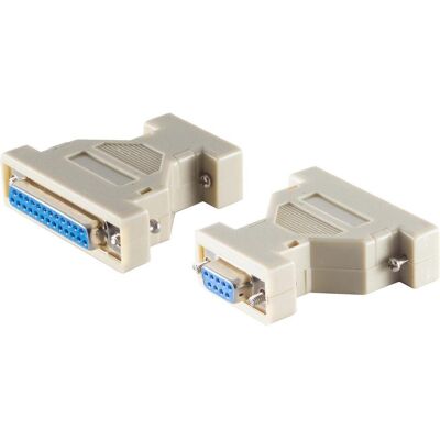 Shiverpeaks S/CONN maximum connectivity SUB-D Adapter, 9-pol. Sub D-Kupplung auf 25-pol. Sub-D-Kupplung, Data + Video Adapter, Schwarz Shiverpeaks S/CONN maximum connectivity SUB-D Adapter, 9-pol. Sub D-Kupplung auf 25-pol. Sub-D-Kupplung, Data + Video Adapter, Schwarz