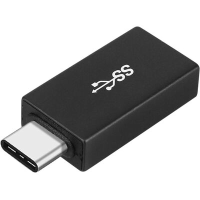 Avizar USB-A auf USB-C Adapter - Kompakt, Schwarz & Grau Avizar USB-A auf USB-C Adapter - Kompakt, Schwarz & Grau