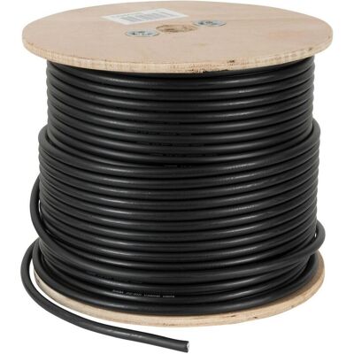 DAP Audio 3G-SDI Double Shielded Coax Cable 100 m on spool (100 m), Videokabel, Schwarz DAP Audio 3G-SDI Double Shielded Coax Cable 100 m on spool (100 m), Videokabel, Schwarz