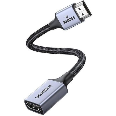 Ugreen HDMI (Typ A) - HDMI (Typ A) (0.15 m), Videokabel, Grau Ugreen HDMI (Typ A) - HDMI (Typ A) (0.15 m), Videokabel, Grau