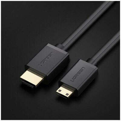 Ugreen mini HDMI (Typ C) — HDMI (Typ A) (1.50 m), Videokabel, Schwarz Ugreen mini HDMI (Typ C) — HDMI (Typ A) (1.50 m), Videokabel, Schwarz