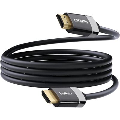 Belkin High Speed HDMI 2m HDMI-Kabel HDMI Typ A (Standard) Schwarz (2 m), Videokabel, Schwarz Belkin High Speed HDMI 2m HDMI-Kabel HDMI Typ A (Standard) Schwarz (2 m), Videokabel, Schwarz