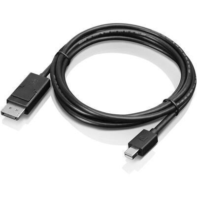 Lenovo Mini-Disp.P.-to-Disp.P. Cable (2 m), Videokabel, Schwarz Lenovo Mini-Disp.P.-to-Disp.P. Cable (2 m), Videokabel, Schwarz
