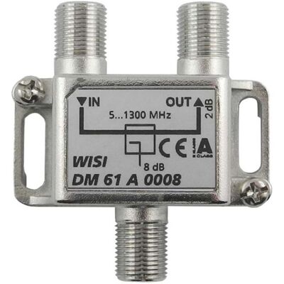 WISI 75112 Kabelspalter oder -kombinator Kabelsplitter Silber, Antennenkabel WISI 75112 Kabelspalter oder -kombinator Kabelsplitter Silber, Antennenkabel