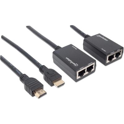 Manhattan HDMI Cat6 Extender (Netzwerk Zubehör), Zubehör Netzwerk Manhattan HDMI Cat6 Extender (Netzwerk Zubehör), Zubehör Netzwerk