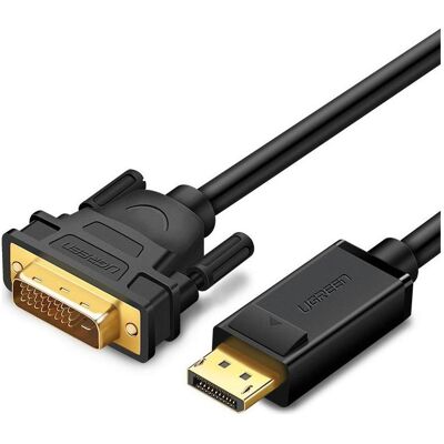 Ugreen Display Port auf DVI (2 m), Videokabel, Schwarz Ugreen Display Port auf DVI (2 m), Videokabel, Schwarz