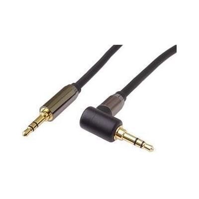 PremiumCord kjqmm5-90 3,5mm Audiokabel - Flexibel, 5m, Schwarz PremiumCord kjqmm5-90 3,5mm Audiokabel - Flexibel, 5m, Schwarz