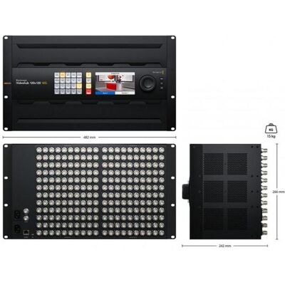 Blackmagic Videohub 120x120 12G (Video Switch), Video Converter Blackmagic Videohub 120x120 12G (Video Switch), Video Converter