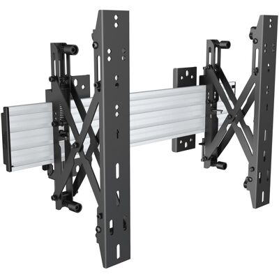 Multibrackets Wandhalter Push In Pop Out, 40"-75", silber (Wand, 30 kg, 40" - 75"), TV Wandhalterung, Silber Multibrackets Wandhalter Push In Pop Out, 40"-75", silber (Wand, 30 kg, 40" - 75"), TV Wandhalterung, Silber