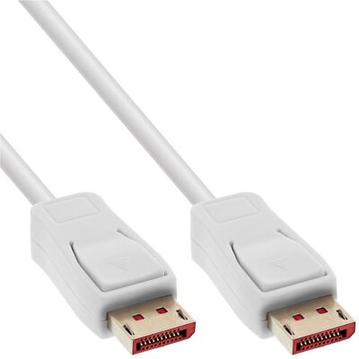 InLine DisplayPort 1.4 Kabel (3 m), Videokabel, Weiss InLine DisplayPort 1.4 Kabel (3 m), Videokabel, Weiss