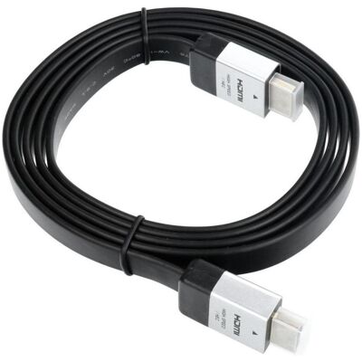 OEM Cable Cable HDMI to HDMI 4K 60Hz High Speed with Ethernet ver. 2.0 1,5 m black (1.50 m), Videokabel, Schwarz OEM Cable Cable HDMI to HDMI 4K 60Hz High Speed with Ethernet ver. 2.0 1,5 m black (1.50 m), Videokabel, Schwarz