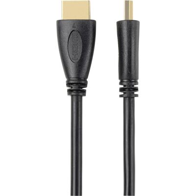 SpeaKa Professional HDMI-Kabel - 0,5 m Schwarz - 4K UHD & ARC SpeaKa Professional HDMI-Kabel - 0,5 m Schwarz - 4K UHD & ARC