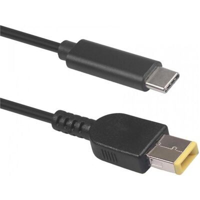 PowerGuard USB-C auf Lenovo Square Thinkpad Kabel mit rechteckigem Flachstecker (10.5 x 4.2mm) 1.5m (1.50 m, USB 3.2 Gen 1, 90 W), USB Kabel PowerGuard USB-C auf Lenovo Square Thinkpad Kabel mit rechteckigem Flachstecker (10.5 x 4.2mm) 1.5m (1.50 m, USB 3.2 Gen 1, 90 W), USB Kabel