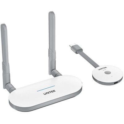 Unitek Uni Drahtloser HDMI Sender und Empfänger weiss (50 m), Wireless Transmitter, Grau, Weiss Unitek Uni Drahtloser HDMI Sender und Empfänger weiss (50 m), Wireless Transmitter, Grau, Weiss