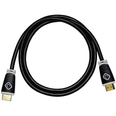 Oehlbach 127 Hochgeschwindigkeits HDMI-Kabel - 1,5 m - Schwarz Oehlbach 127 Hochgeschwindigkeits HDMI-Kabel - 1,5 m - Schwarz