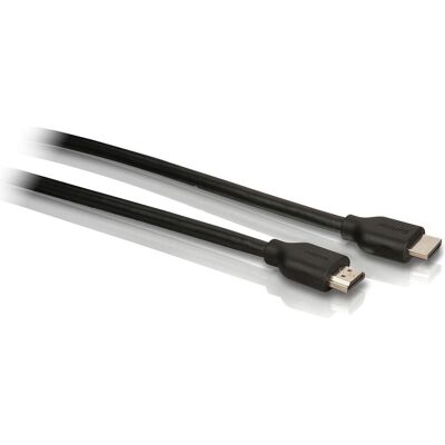 Philips SWV2432W - HDMI-Kabel - HDMI (M) bis HDMI (M) (1.50 m), Videokabel, Schwarz Philips SWV2432W - HDMI-Kabel - HDMI (M) bis HDMI (M) (1.50 m), Videokabel, Schwarz