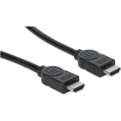 Manhattan HDMI – HDMI (10 m), Videokabel, Schwarz Manhattan HDMI – HDMI (10 m), Videokabel, Schwarz