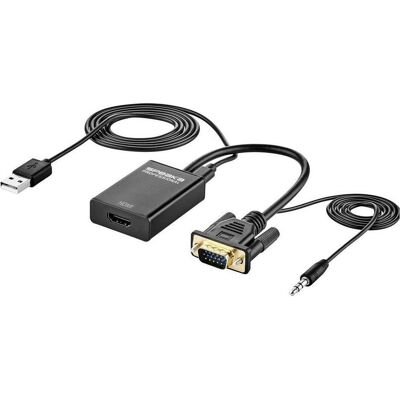 SpeaKa Professional AV Konverter SP-12111624 (VGA, Klinke - HDMI) 1920 x 1080 Pi (Kamera Konverter), Video Converter SpeaKa Professional AV Konverter SP-12111624 (VGA, Klinke - HDMI) 1920 x 1080 Pi (Kamera Konverter), Video Converter