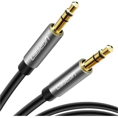 Ugreen AV119 Mini jack cable 3.5mm AUX 2m (black) (2 m, AUX Kabel), Audiokabel Ugreen AV119 Mini jack cable 3.5mm AUX 2m (black) (2 m, AUX Kabel), Audiokabel