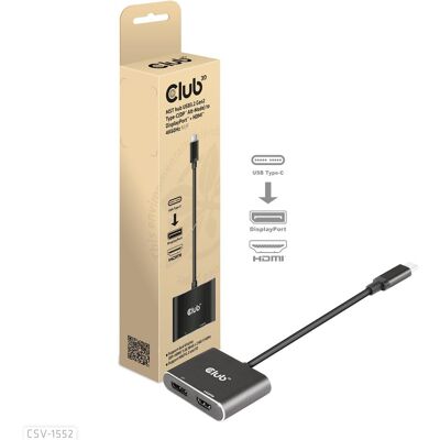 Club 3D Usb-Hub (HDMI, 5.90 cm), Data + Video Adapter, Schwarz Club 3D Usb-Hub (HDMI, 5.90 cm), Data + Video Adapter, Schwarz