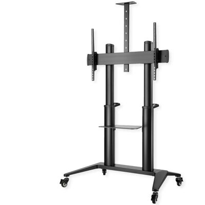 Roline LCD-/TV-Rollständer (140 kg), TV Ständer, Schwarz Roline LCD-/TV-Rollständer (140 kg), TV Ständer, Schwarz