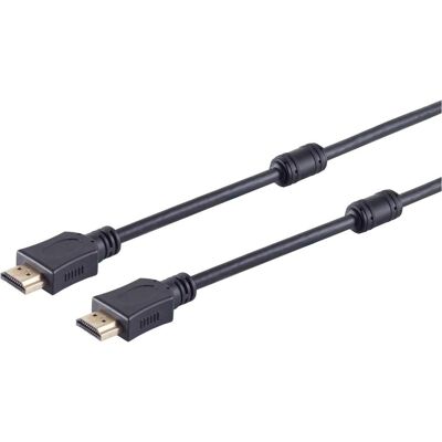Shiverpeaks S/CONN maximale Konnektivität HDMI-Verbindungskabel-HDMI A-Stecker auf HDMI A-Stecker, vergoldeter K (1.50 m), Videokabel, Schwarz Shiverpeaks S/CONN maximale Konnektivität HDMI-Verbindungskabel-HDMI A-Stecker auf HDMI A-Stecker, vergoldeter K (1.50 m), Videokabel, Schwarz