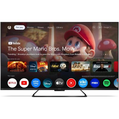 Sharp TV (55", QLED, 4K), TV, Schwarz Sharp TV (55", QLED, 4K), TV, Schwarz