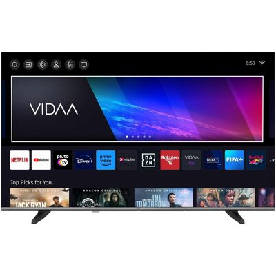 JVC Fernseher 50 Zoll Smart TV VIDAA LT-50VD3555-4K Fernseher UHD, HDR Dolby Vision und Triple-Tuner (50", LED, 4K), TV, Schwarz JVC Fernseher 50 Zoll Smart TV VIDAA LT-50VD3555-4K Fernseher UHD, HDR Dolby Vision und Triple-Tuner (50", LED, 4K), TV, Schwarz
