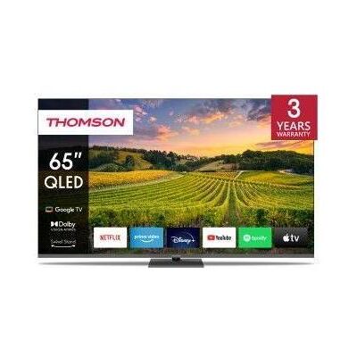 Thomson TV 65 UHD SMART 4K QLE T2/C2S2 GOOGLE TV PIEDE (65", QLED, 4K), TV, Grau Thomson TV 65 UHD SMART 4K QLE T2/C2S2 GOOGLE TV PIEDE (65", QLED, 4K), TV, Grau