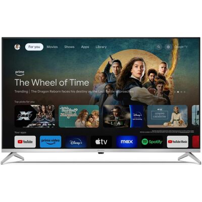 Sharp TV QLED GOOGLE TV, 43 ZOLL, Auflösung: 3840 (43", QLED, 4K, DE), TV, Silber, Grau Sharp TV QLED GOOGLE TV, 43 ZOLL, Auflösung: 3840 (43", QLED, 4K, DE), TV, Silber, Grau