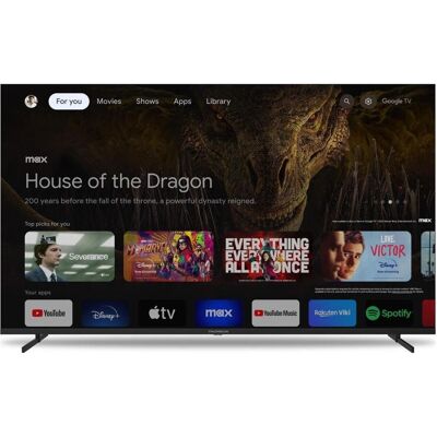 Thomson TV 65 4K SMART UHD T2/C2S2 GOOGLE TV FRAMELESS (65", LED, 4K), TV, Schwarz Thomson TV 65 4K SMART UHD T2/C2S2 GOOGLE TV FRAMELESS (65", LED, 4K), TV, Schwarz