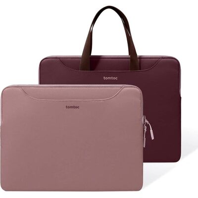 tomtoc Light-A21 Zweifarbige Slim-Hülle mit Trageriemen für 13,5-Zoll-Laptops, Rot (13.50", Apple), Notebooktasche, Rot tomtoc Light-A21 Zweifarbige Slim-Hülle mit Trageriemen für 13,5-Zoll-Laptops, Rot (13.50", Apple), Notebooktasche, Rot