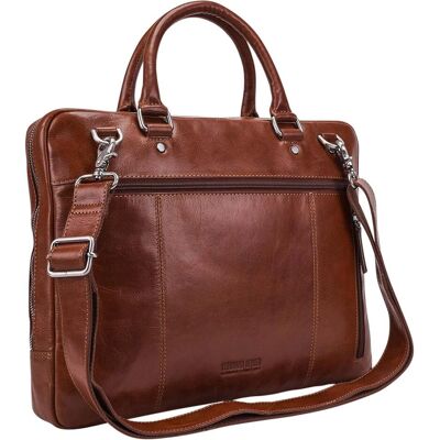 Leonhard Heyden Ledertasche - Aktentasche " Cambridge " (14"), Notebooktasche, Braun Leonhard Heyden Ledertasche - Aktentasche " Cambridge " (14"), Notebooktasche, Braun
