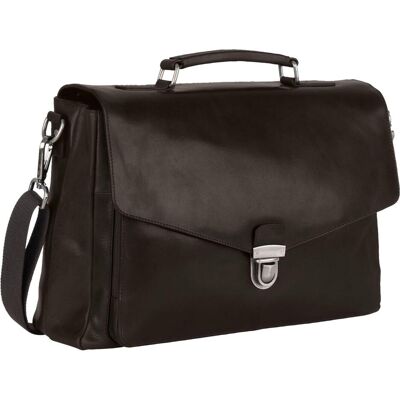 Leonhard Heyden Roma Aktentasche Leder 40 cm Laptopfach (16"), Notebooktasche, Schwarz Leonhard Heyden Roma Aktentasche Leder 40 cm Laptopfach (16"), Notebooktasche, Schwarz