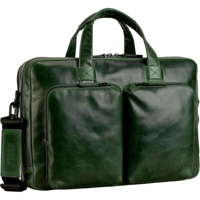 Leonhard Heyden Aktentasche Porto 7811, Notebooktasche, Grün Leonhard Heyden Aktentasche Porto 7811, Notebooktasche, Grün